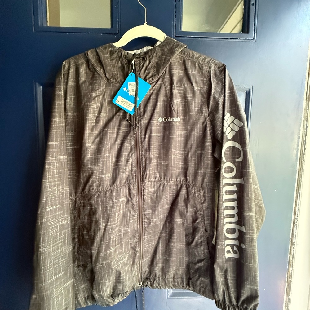 Columbia Charcoal Gray Hooded Jacket